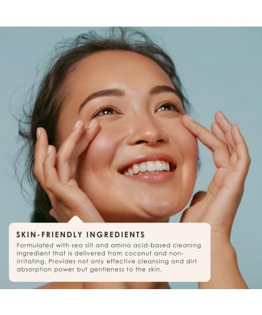 Fleuri - Mineral Clay Foam - Gentle Face Cleanser Face Wash Daily Facial Cleanser for Sensitive Skin Moisturizing Face Wash for Normal to Dry Skin Made in Japan 3.5 fl oz 100g - Buy Online on GoSupps.com