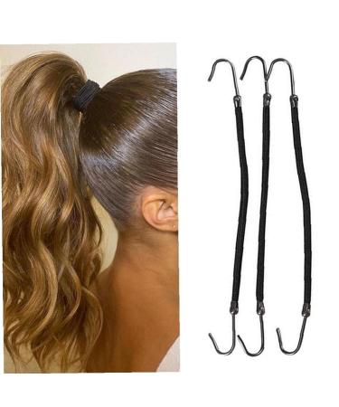 10 Pcs Horse Chant Rubber Elastic Hook Hair Bands - Premium Hair Jewelry & Styling Tools for Women - Buy Online on GoSupps.com