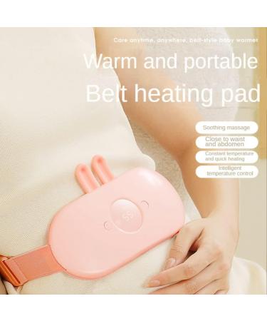 Dariokki Heating Belt for Pain Relief - Warm Uterus & Menstrual Comfort | Heated Massage Belt in White - Buy Online on GoSupps.com