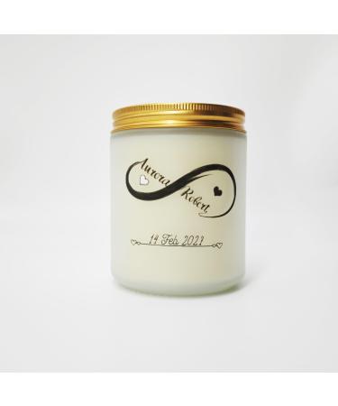 Valentine s Day Scented Candle Romantic Jar Candle Gift for Him Her Valentine s Day Gifts for Girlfriend Wife Boyfriend Husband Anniversary 14oz Scented Candle Ideal Gift for Men and Women