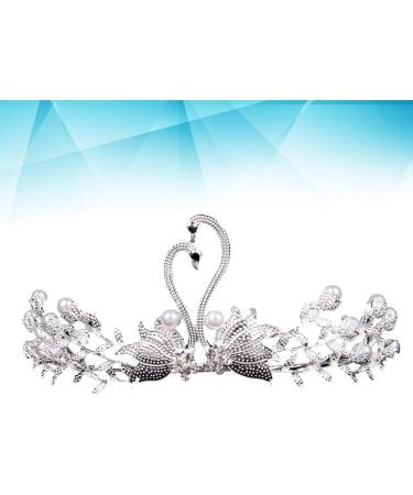 Beaupretty Hair Accessories Wedding Dress Headband Miss White Swan Crown - Buy Online on GoSupps.com