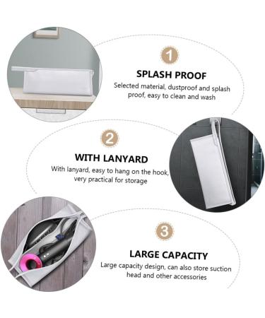 Beavorty Hair Dryer Storage Bag Toiletries Travel Bag Hair Dryer Pouch Hair Dryer Organizer Bag Travel Rack - Buy Online on GoSupps.com