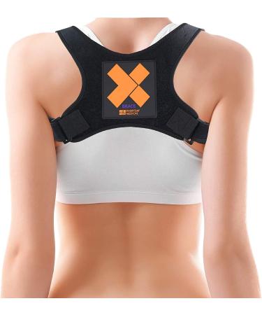 X Brace I Posture Corrector Back Brace for Men and Women by Everyday Medical I Discreet Shoulder and Clavicle Support Brace I Prevents Slouching and Improves Posture I Reduces Shoulder and Back Pain