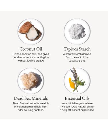 Each & Every All Natural Deodorant for Women & Men Sensitive Skin Vegan Baking Soda & Aluminum Free Deodorant Clean Long Lasting Odor Control - 0.5 Oz - Pack Of 2 - Buy Online on GoSupps.com