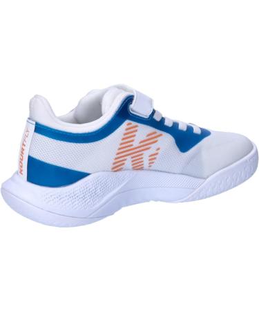 Kempa Unisex Children's Kourtfly Sports Shoes | Kids' Sneakers 33 EU White Blue - Shop Now! - Buy Online on GoSupps.com
