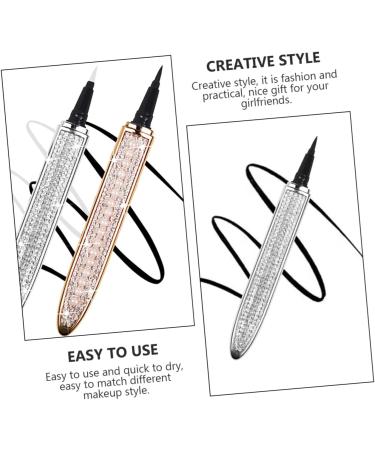 NOLITOY Liquid Eye Liner 2pcs Diamond Eyeliner Precise Eyeliner Metallic Eyeliner Elf Eyeliner Makeup Supplies Eyes 1 count (Pack of 1) Assorted Color - Buy Online on GoSupps.com
