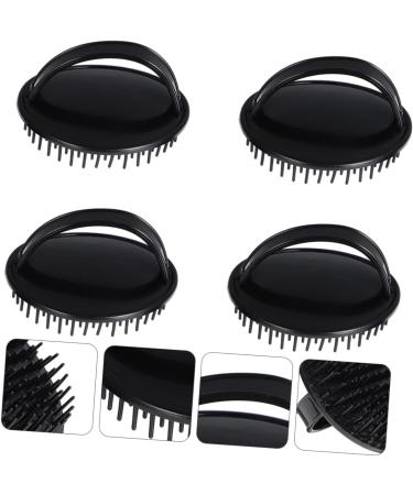 Healeved 12 STK Massage Shampoo Brush - Silicone Hair Washers for Curly Hair & Scalp Care | Better Bathing Experience - Buy Online on GoSupps.com