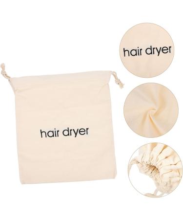 SOESFOUFU Hair Dryer Storage Bag Travel Cordless Curling Iron 33x30cm Beige - Buy Online on GoSupps.com