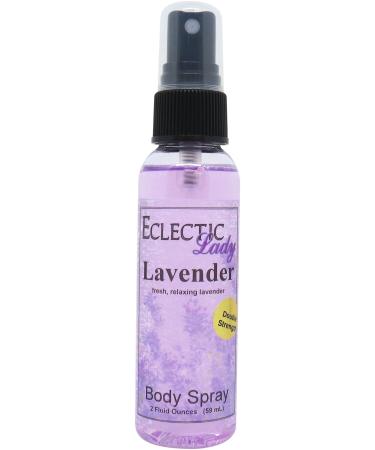 Lavender Body Spray (Double Strength) 2 ounces Body Mist for Women with Clean Light & Gentle Fragrance Long Lasting Perfume with Comforting Scent for Men & Women Cologne with Soft Subtle Aroma 2 Fluid Ounces (Double Strength)