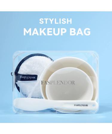 9-in-1 Face Mask Mixing Bowl Set with Brushes & Tools - White | FASPLENDOR - Buy Online on GoSupps.com