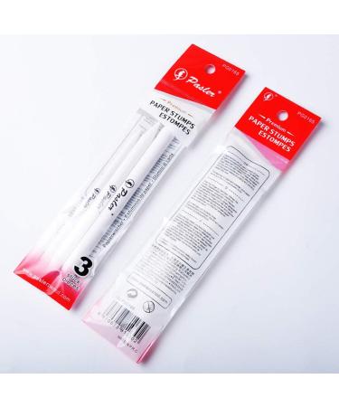 Artist Blending Paper Stumps and Tortillion Art Blenders - Pack of 3 Sizes for Pencil, Charcoal, Graphite, Colored Pencils - Buy Online on GoSupps.com