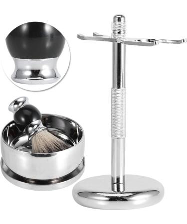 SUPYINI Professional Men's Shaving Tool Kit - Stand Faux Hair Brush Alloy Soap Mug & Bowl for Ultimate Grooming - Buy Online on GoSupps.com