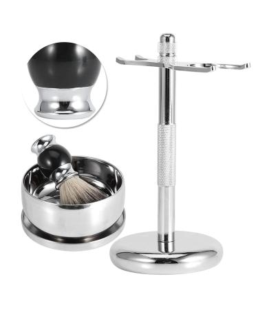 Yusat Professional Men's Shaving Set | Badger Hair Brush Alloy Holder & Soap Cup - Premium Grooming Essential - Buy Online on GoSupps.com