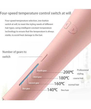 Auto Hair Curler Automatic Curling Wand with 4 Temp Control Curling Iron with 1.1" Large Rotating Ceramic Barrel Fast Heating & Auto Shut Off One Size Pink OneSize Pink - Buy Online on GoSupps.com