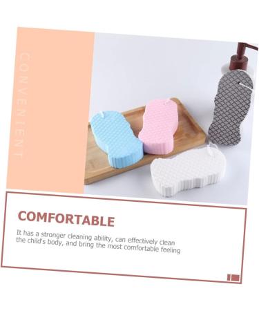 4 Sets Children's Bath Sponge & Massage Tools - Soft PVA Shower Poufs & Loofahs for Kids' Bathing - Buy Online on GoSupps.com