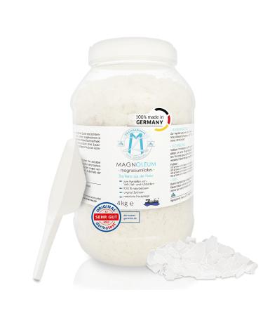 Magnesium chloride - Magnesium flakes Magnesium salt flakes for full and foot baths pure magnesium (4KG) 4 kg (1 pack) - Buy Online on GoSupps.com