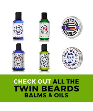 Twin Beards Sandalwood Beard Oil for Men | Ultimate Beard Conditioner & Softener | 8 oz Moisturizer for Beard Growth & Care - Buy Online on GoSupps.com