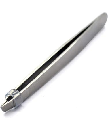 Premium Stainless Steel Eyebrow Tweezers | Precision Hair Removal with Beveled Tips - Multi-Purpose Face Tweezers - Buy Online on GoSupps.com