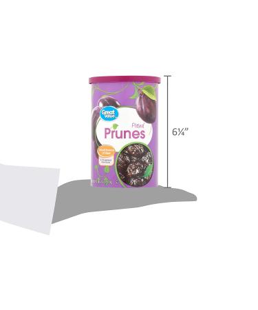 18 Oz Great Value Pitted Dried Prunes - Pack of 3 | High Quality, Delicious Snack - Buy Online on GoSupps.com