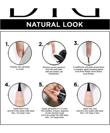 Didier Lab - Premium Gel Nail Polish Natural Look No15- Gel Nail Varnish - Nail Art - Long-Lasting Nail Polish - Easy to Apply - Gel Nails - Jelly Nail Polish - UV/LED - Chip Resistant - Buy Online on GoSupps.com