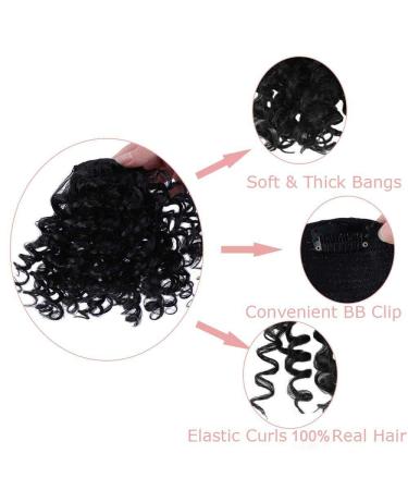 Premium 20.3 cm Pony Hair Extensions - Curly Afro-Style 100% Real Hair No. 2 Dark Brown (23g) - Perfect for Advertising & Style - Buy Online on GoSupps.com