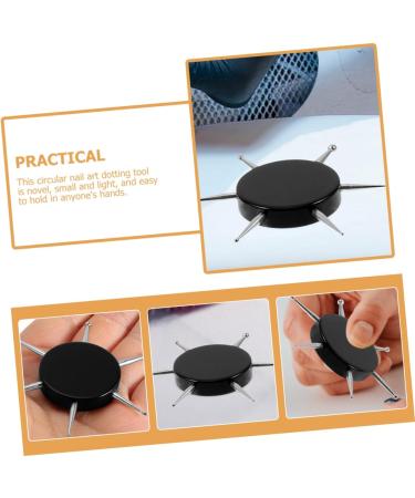 DOITOOL 4pcs Nail Art Drill Pen Nail Art Tools Nail Tools Nail Dotting Tool Manicure Tools Women Manicure Dotting Tools Manicure Supplies Miss Spherical Glue Pen Stainless Steel - Buy Online on GoSupps.com