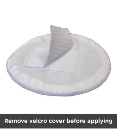 BraceAbility Hernia Belt Replacement Pad | Silicone & Soft Fabric Cover for Hernia Support | Fits Elastic Binders & Belts - Buy Online on GoSupps.com