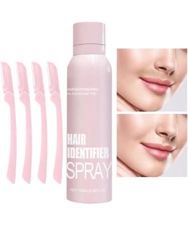Hair Identifier Spray for Face Shaving | Skin Body Hair Identifier Spray for Dermaplaning | No Irritation Quick Depilatory Hair Identifier Soothing Spray for Face 1 Set - Buy Online on GoSupps.com