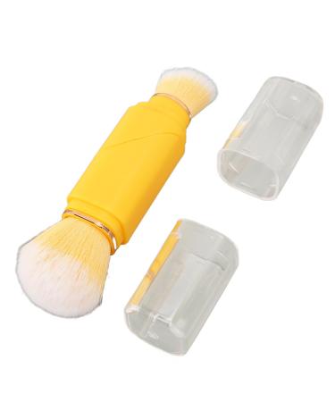 Double Head Makeup Brush 2 in 1 Skin-Friendly Double Ended Foundation Brush 360 Degree Rotating for Blush