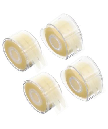 Housoutil Makeup 4 Rolls Double Eyelid Stickers Girl Auxiliary with Hat Fake Eyelid Tape