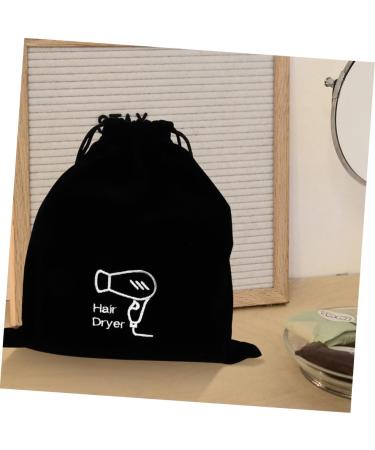 Didiseaon 3pcs Flannel Hair Dryer Bag Curling Iron Travel Bag Hair Curler Travel Bag Hair Tool Travel Bag Hair Dryer Travel Pouch Hair Dryer Attachments Storage Hair Dryer Bag for Travel 26.00X23.00X0.50CMx3pcs Blackx3pcs - Buy Online on GoSupps.com