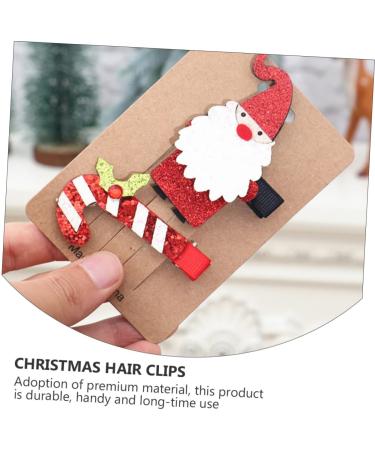 FRCOLOR 3 Set Christmas hair clips girl barrettes christmas barrettes antler hair clip christmas bobby pins xmas hair accessories santa hair clips kids hairpin plastic child small - Buy Online on GoSupps.com
