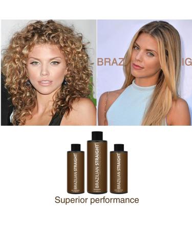 Formaldehyde-Free Brazilian Keratin Hair Straightening Treatment - Professional Results Smooth Shine Lasts Months | 3PC Set - Buy Online on GoSupps.com