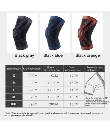 Shop Premium Leg Sleeve & Knee Patella Joint Protector - Silicone Spring Knee Pads for Sports | Ideal for Basketball & Running | Size Medium - Buy Online on GoSupps.com
