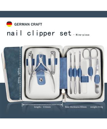 Premium Manicure & Pedicure Set for Men & Women | Travel Nail Clipper Kit - Ideal Grooming Essential - Buy Online on GoSupps.com