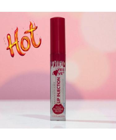  Yes Love Volumizing lip gloss with a maximizing effect Hot Pump spicy peppermint extract moisturizing spicy lipstick - Buy Online on GoSupps.com