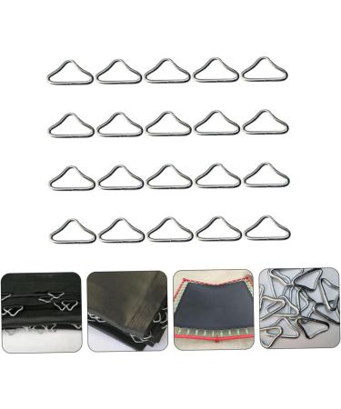 WHAMVOX 20 Sets Special Ring for Trampoline Cama Para Ni os Outdoor Accessories Trampoline Accessories High Strength Trampoline Spring Buckle Trampoline Parts& Accessories Ribbon 4.3X2.6CM Silver - Buy Online on GoSupps.com