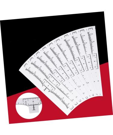  WOONEKY WOONEKY 100Pcs Eyebrow Shaper Stencil Templates Makeup Eyebrow Shaper Ruler Makeup Tips Disposable Eyebrow Ruler Eyebrow Measure Major Tracer - Buy Online on GoSupps.com