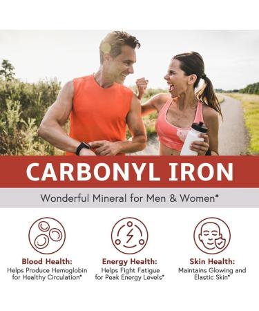Elixeed Iron Tablets 65mg for Women & Men - Gentle & Well-Absorbed Blood Health Support - Vegan-Friendly - 60 Tablets - Buy Online on GoSupps.com