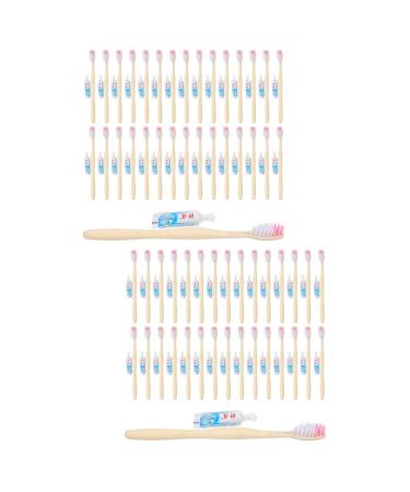Healvian 200 Stk disposable toothbrush travel toothbrush packaged toothpaste rubber toothpaste mini toothbrush hand toothbrush individual toothbrush waterproof travel travel plastic