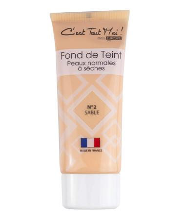 Foundation for Normal to Dry Skin No. 02 Sand