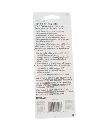 Revlon Shape-N-Buff Nail Buffer - 1 Count | Perfect Your Nails - Buy Online on GoSupps.com