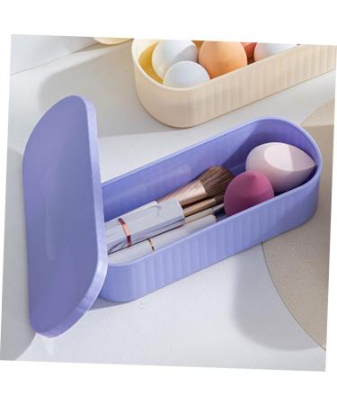 minkissy Box Makeup Brush Storage Box Makeup Brush Drying Holder Makeup Tools Storage Holder Makeup Brush Storage Holder Makeup Brush Cleaner Purple Miss Cosmetic Drying Oven - Buy Online on GoSupps.com