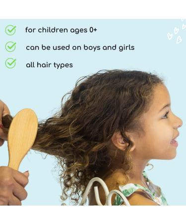 LANE & CO. Kids Hair Gel Set with Goat Hair Brush - Natural Organic Plant-Based Styling Paste for Baby and Toddler | Child-Safe Formula with Shea and Cocoa Butter, Coconut Oil - Buy Online on GoSupps.com