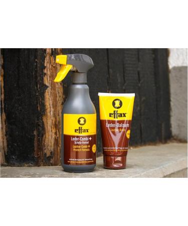 Effol-Effax Leder Combi + Protection Formula | Leather Cleaner & Care | 5 x 500 ml Spray Set | Effective Dirt & Fat Removal | Mild Surfactants - Buy Online on GoSupps.com