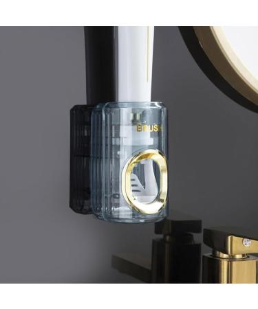 Erhigher Long-Lasting Toothpaste Dispenser Automatic Squeezer Hands-Free Space-Saving with Dust-Proof Holder Wall Mounted Detachable Easy to Clean Durable Ps Blue - Buy Online on GoSupps.com