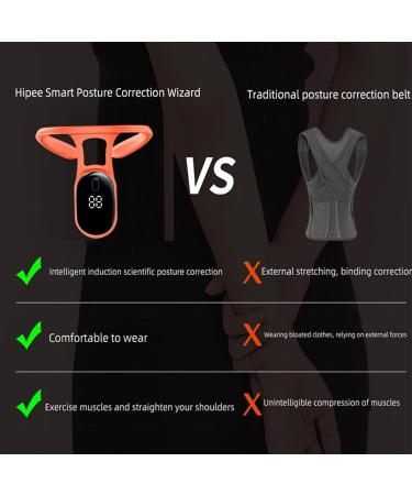 Posture Corrector for Men with Posture Reminder Back Posture Corrector Maintain A Good Posture and Health Habit Orange - Buy Online on GoSupps.com