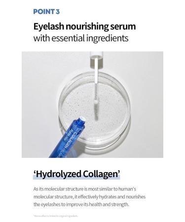 Farmstay Collagen Eyelash Serum - Highly-concentrated serum for eyelashes Lash Growth Enhancer for Longer Thicker Stronger Lashes Nourishing Strengthening K-Beauty 0.35 fl. oz - Buy Online on GoSupps.com