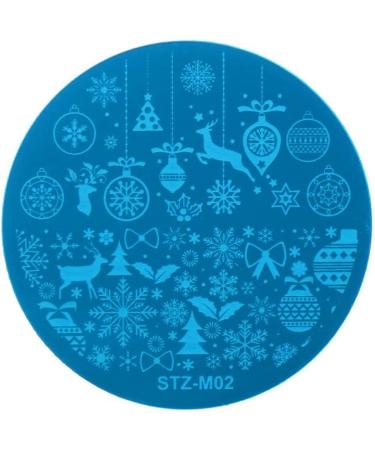 Santa Claus Nail Stamping Plates - 7pcs Winter Nail Art Designs for Festive Manicure - Buy Online on GoSupps.com