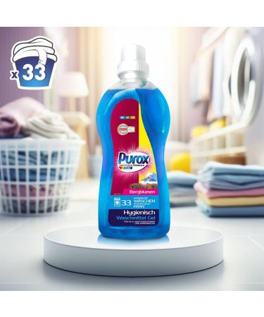PUROX COLOR Liquid Laundry Detergent (33 Washes) Gel for colored textiles PET detergent 1 l - Buy Online on GoSupps.com